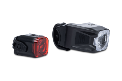 Cube Acid Pro 20 CMPT Kerékpár Lámpaszett Prizmákkal USB