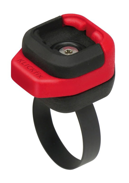 Klickfix Quad Mini Okostelefon Tartó Adapter Kerékpárra - fekete