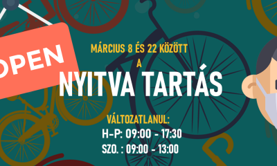 Teljes nyitvatartási időben várunk szeretettel